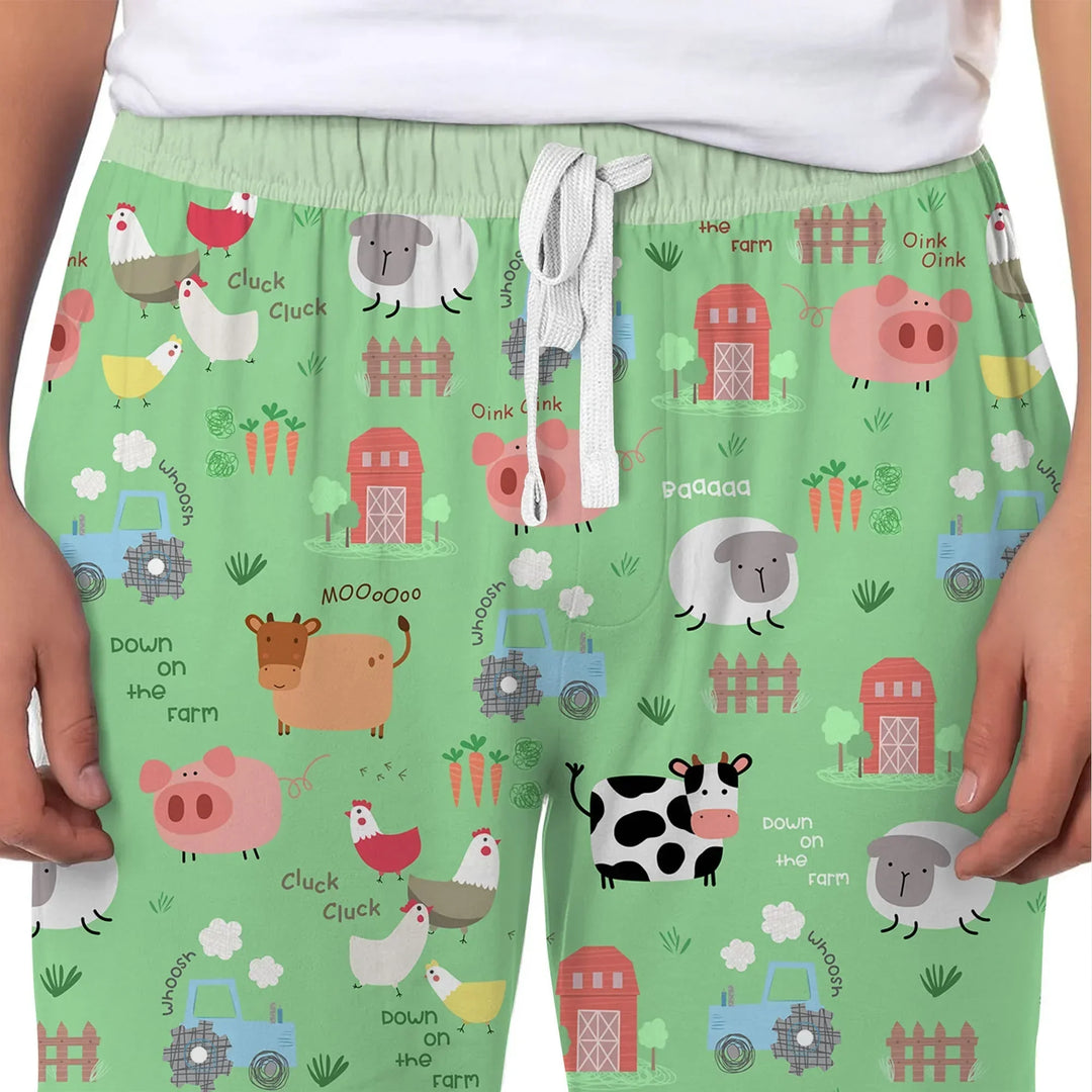 Farm Yard Men's Pajama Set