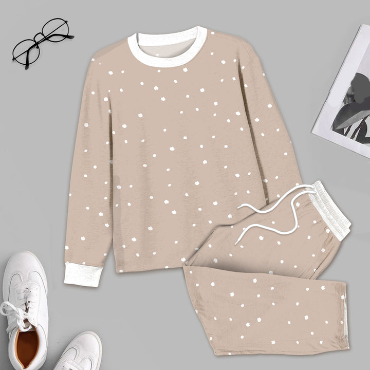 Bamboo Beige Dots Outfit for Men – Classic and Relaxed