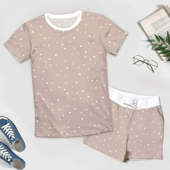 Bamboo Beige Dots Outfit for Men – Classic and Relaxed