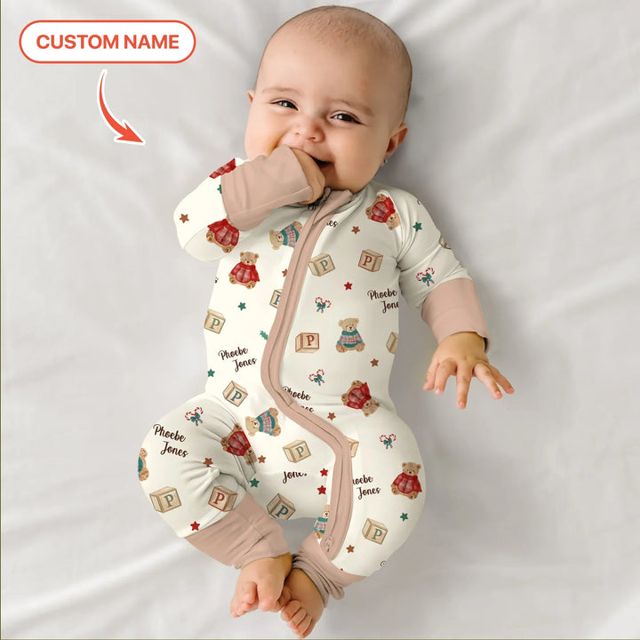 Gerippte Babykleidung mit individuellem Foto - Weich &amp; Skizzenhaft