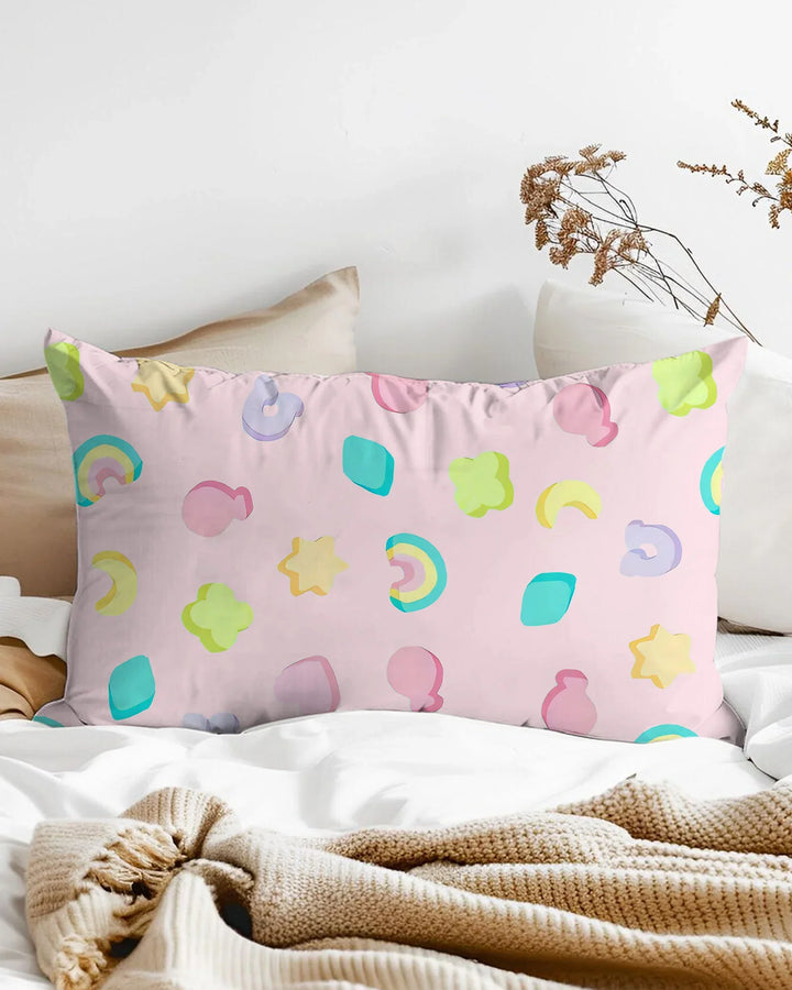 Pastel Lucky Charms Scatter Pillow Case