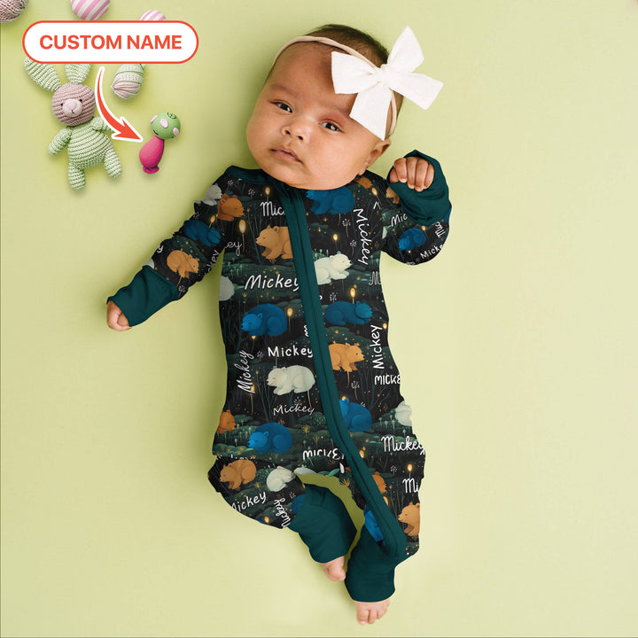 Gerippte Babykleidung mit individuellem Foto - Weich &amp; Skizzenhaft