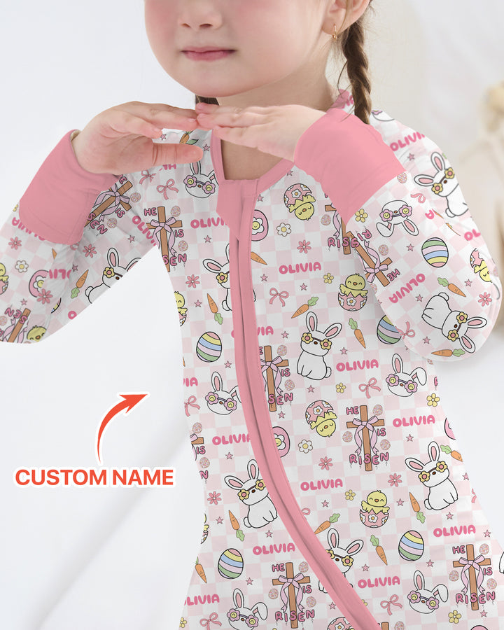 Custom Name Retro Easter Convertible Zippy