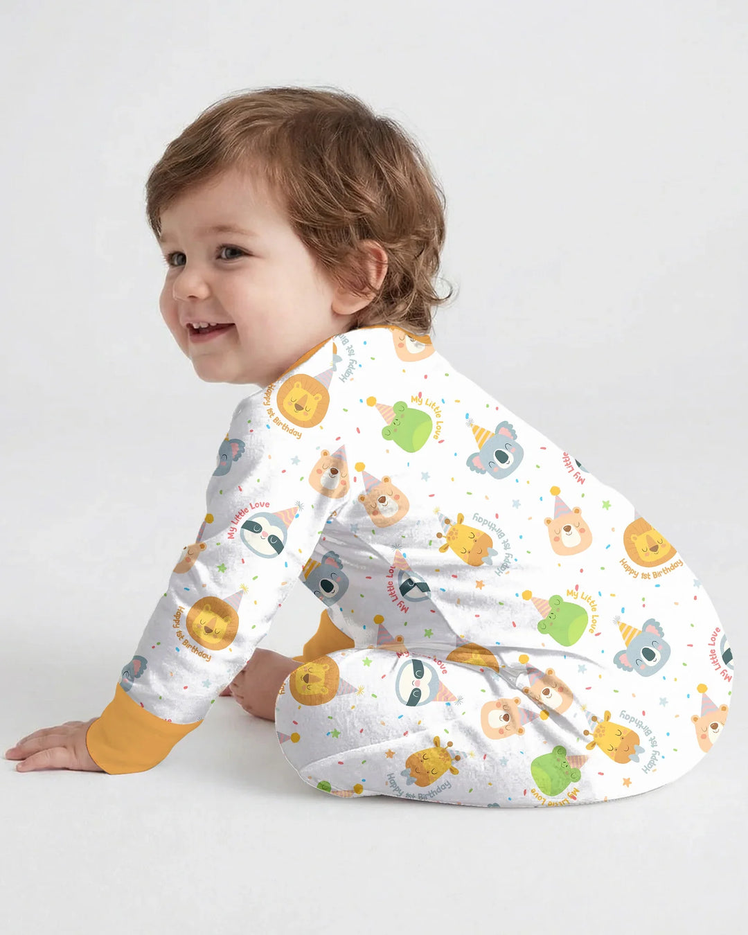 Gerippte Babykleidung mit individuellem Foto - Weich &amp; Skizzenhaft