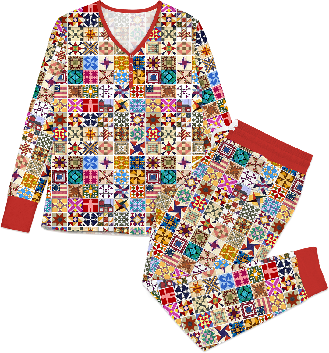 Heritage Quilt Women Pajama Set