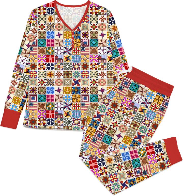 Heritage Quilt Women Pajama Set