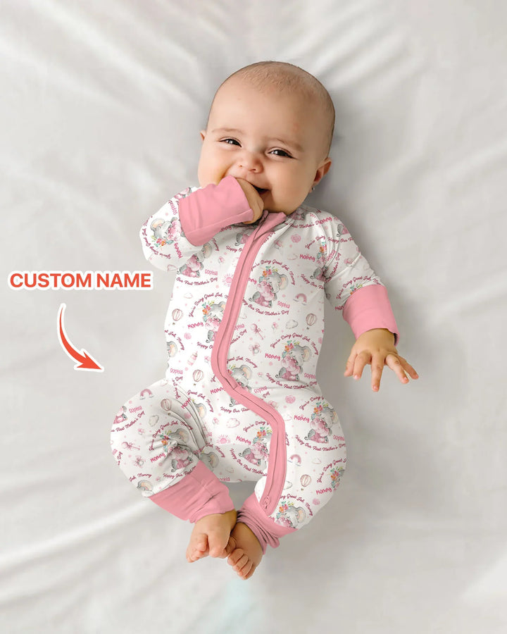 Gerippte Babykleidung mit individuellem Foto - Weich &amp; Skizzenhaft