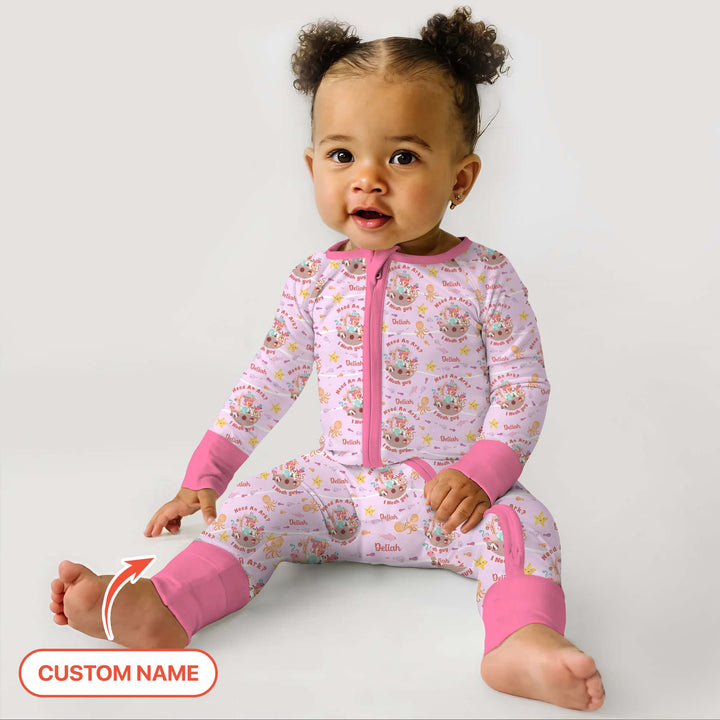 Noah’s Ark Custom Name Girl Convertible Zippy