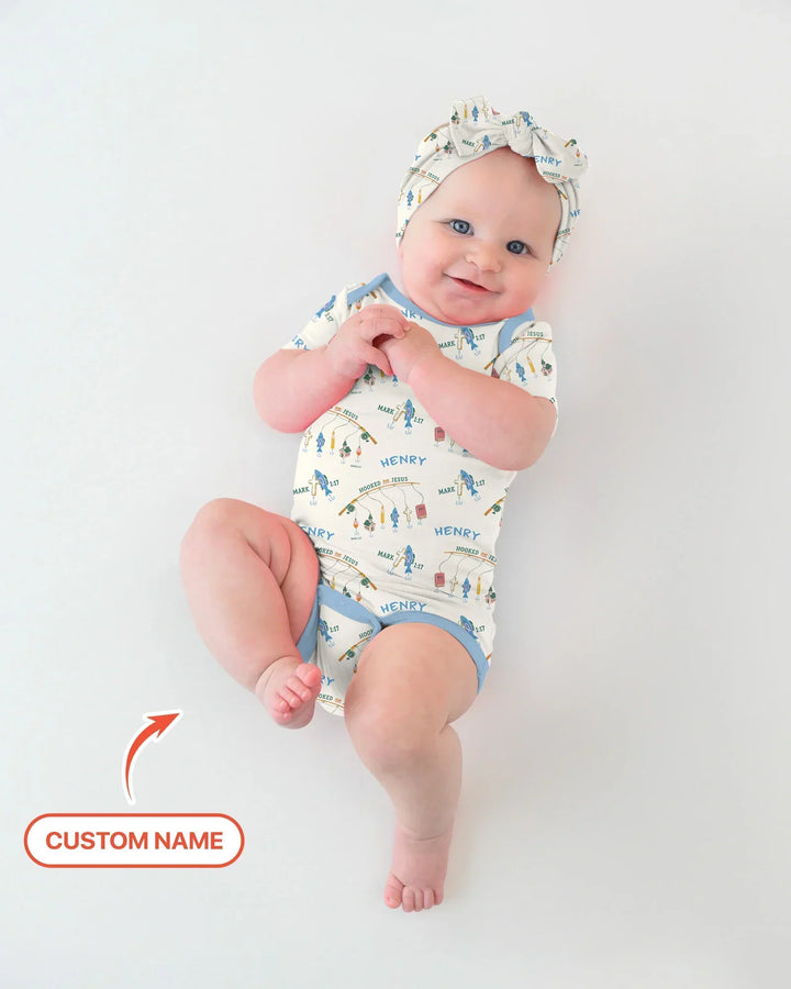 Gerippte Babykleidung mit individuellem Foto - Weich &amp; Skizzenhaft