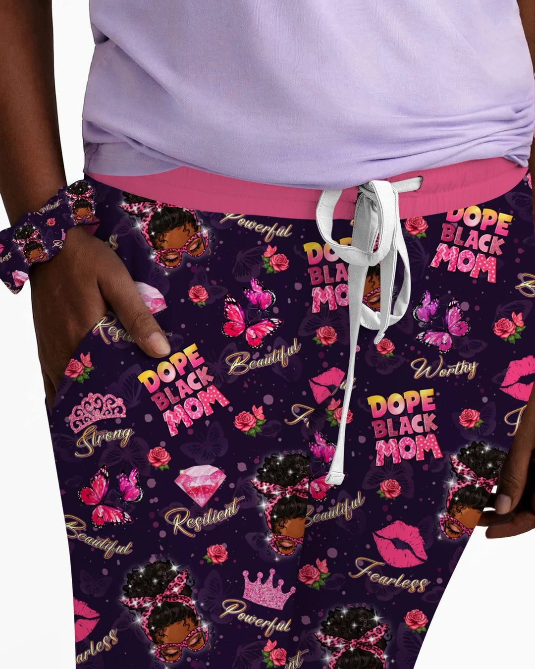 Dope Black Queen Bambus Schlafanzug Set für Damen