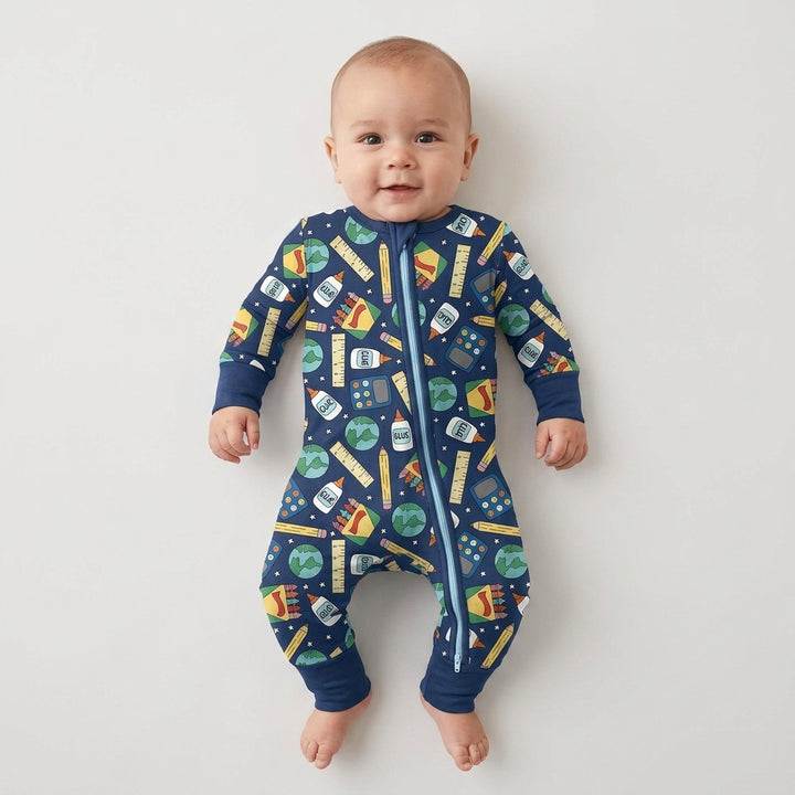 Gerippte Babykleidung mit individuellem Foto - Weich &amp; Skizzenhaft