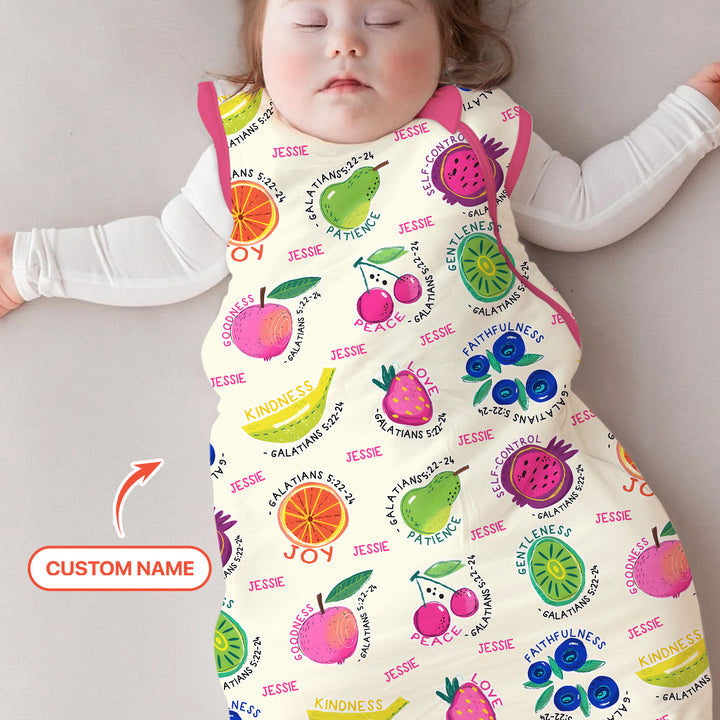 Fruit Of The Spirit Custom Name Sleep Bag