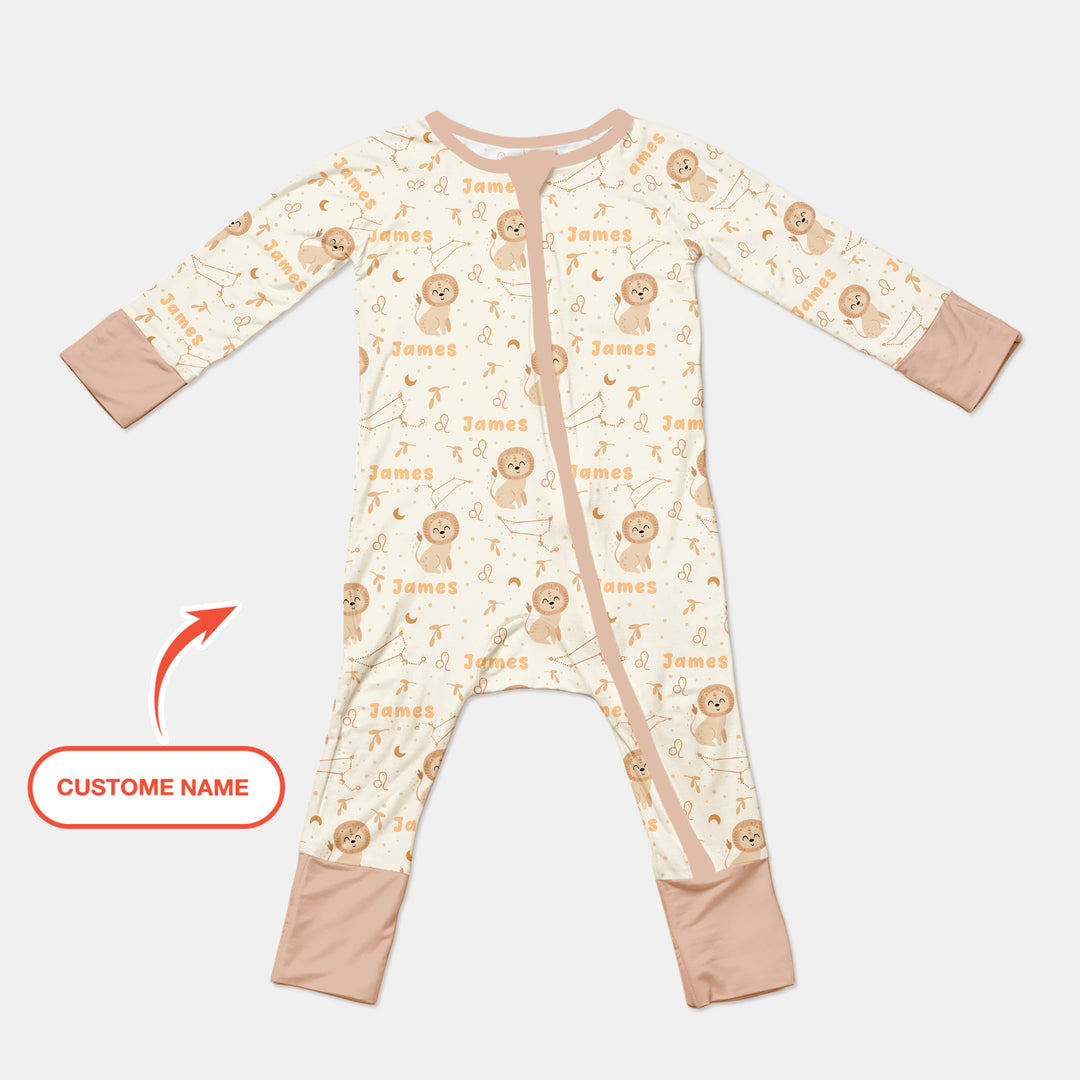 Bohemian Baby Zodiac Signs Custom Name Convertible Zippy