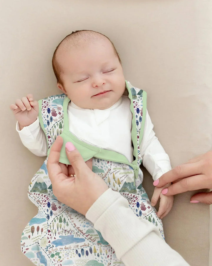 Whimsical Psalms 23 Map Sleep Bag