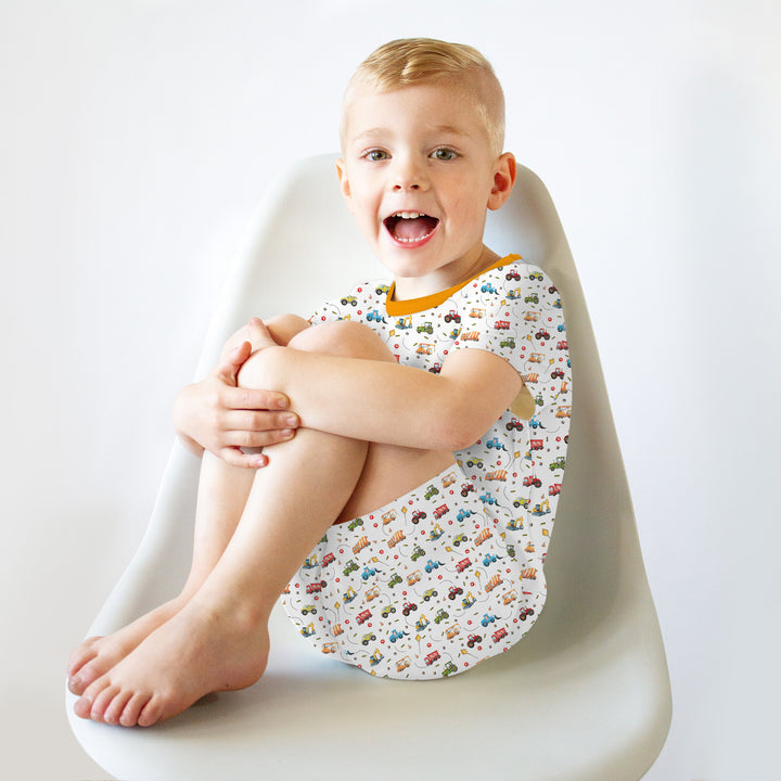 Little Construction Heroes Two Piece Short Sleeve Shorts Pajama Set