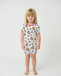 God Says I Am Autism Awareness Two Piece Short Sleeve Shorts Pajama Set