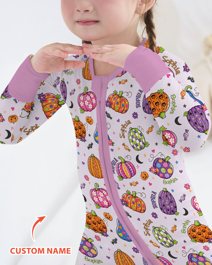 Boo-tiful Pumpkins Bamboo Convertible Zippy