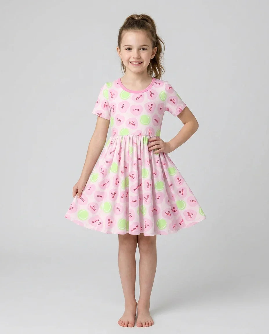Tennis with Love Bamboo Twirl Dress