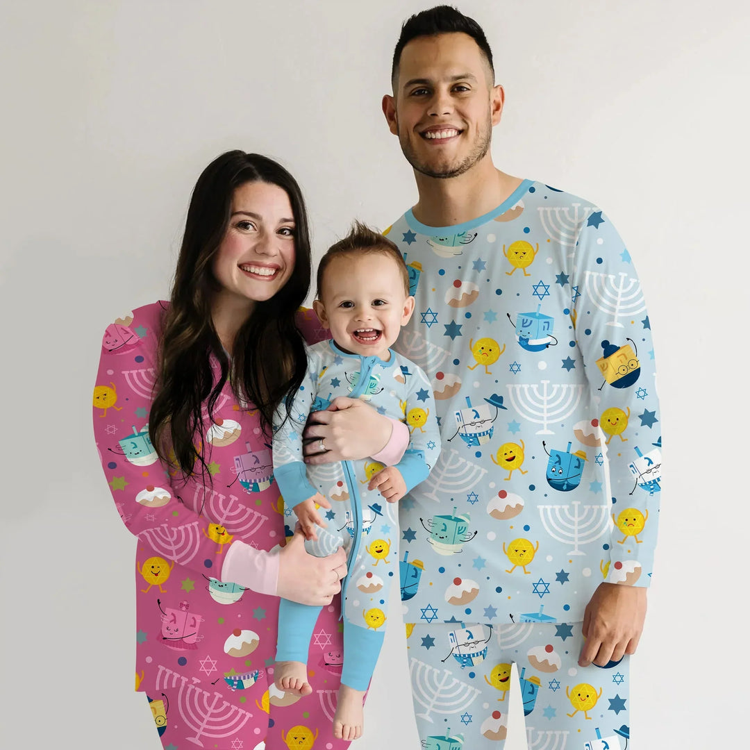 Hanukkah Little Dreidel Family Women Pajama Set