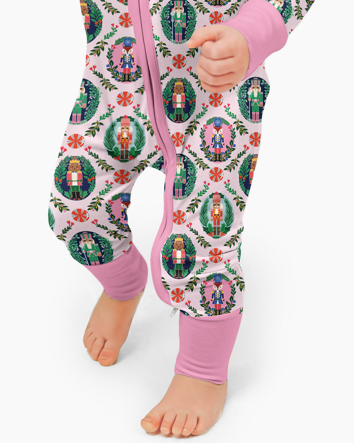Whimsical Nutcracker Bamboo Convertible Zippy