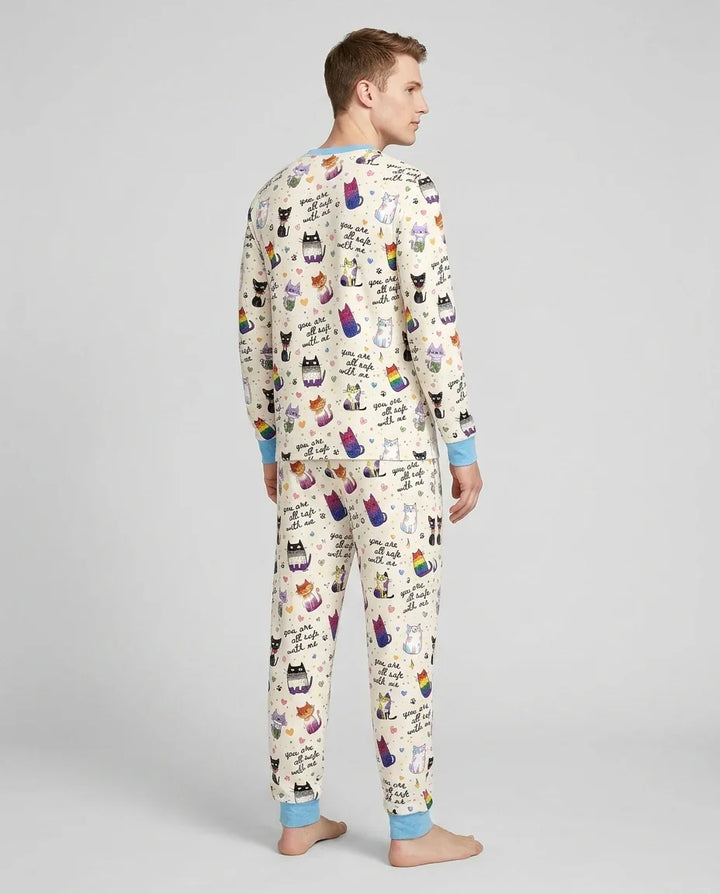 plantilla Conjunto de Pijama de Bambú para Hombre