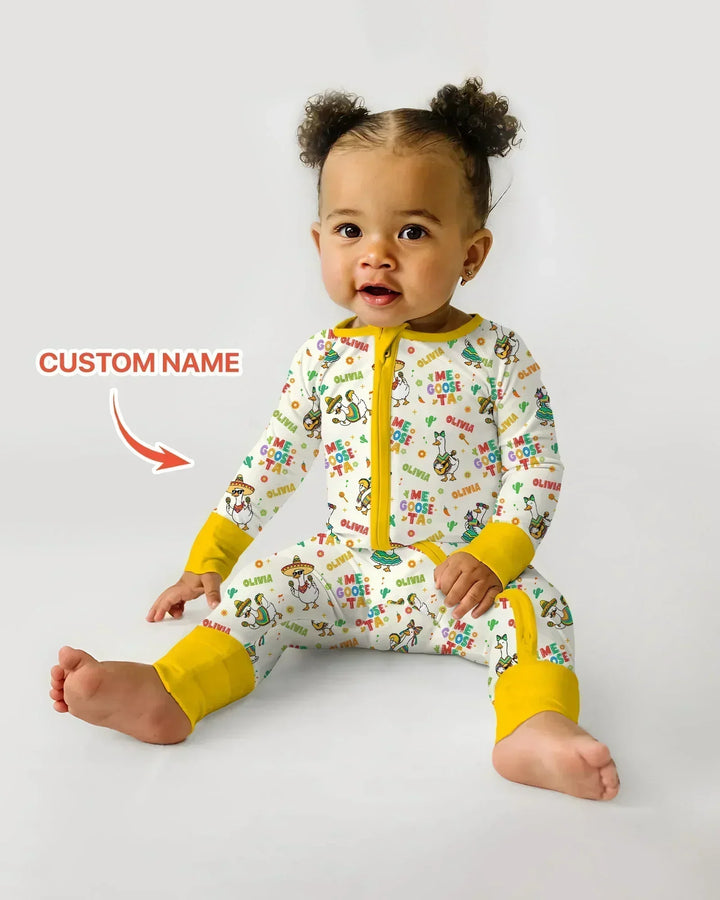 Custom name Me Goose-ta Bamboo Convertible Zippy