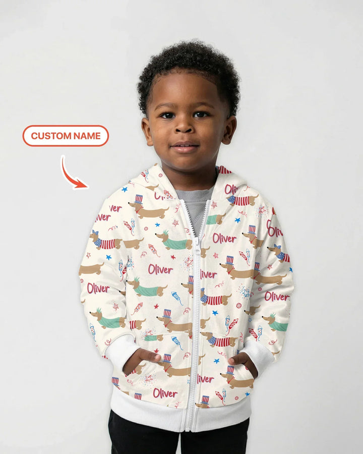 250 Years Of Freedom Zip Hoodie