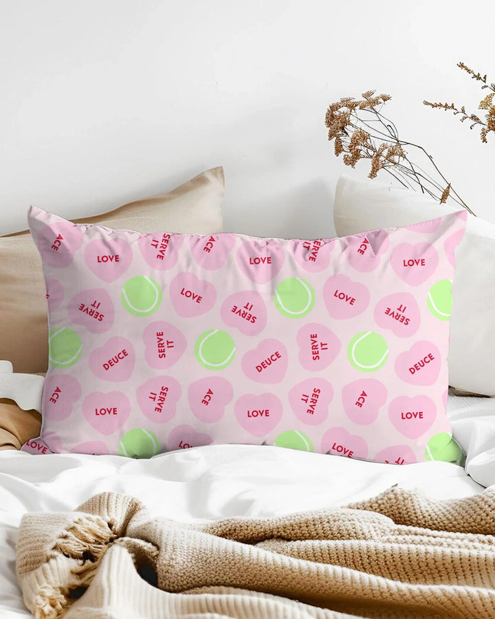 Tennis with Love Bamboo Pillow Case