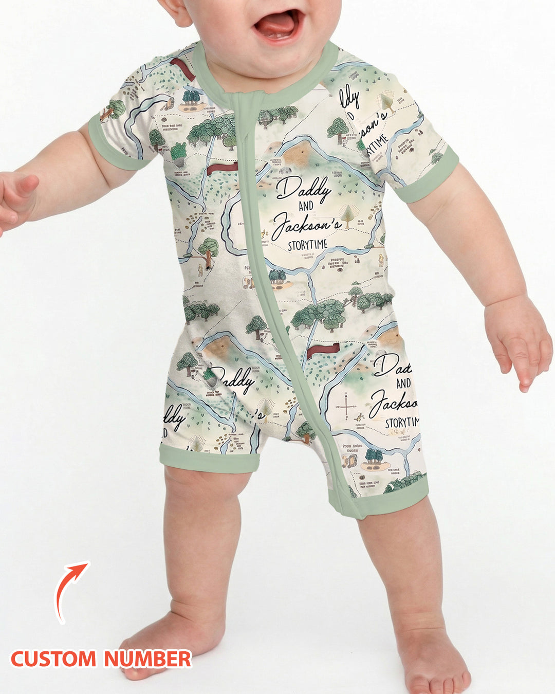 Mommy Daddy And Me Bedtime Story Family Matching Bamboo Shorty Zippy