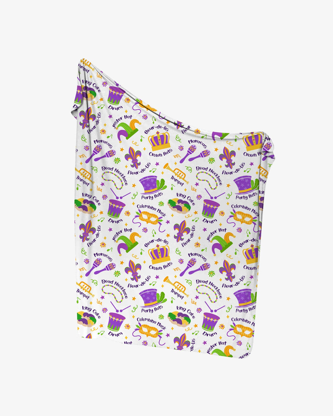 Mardi Gras Family Matching blanket