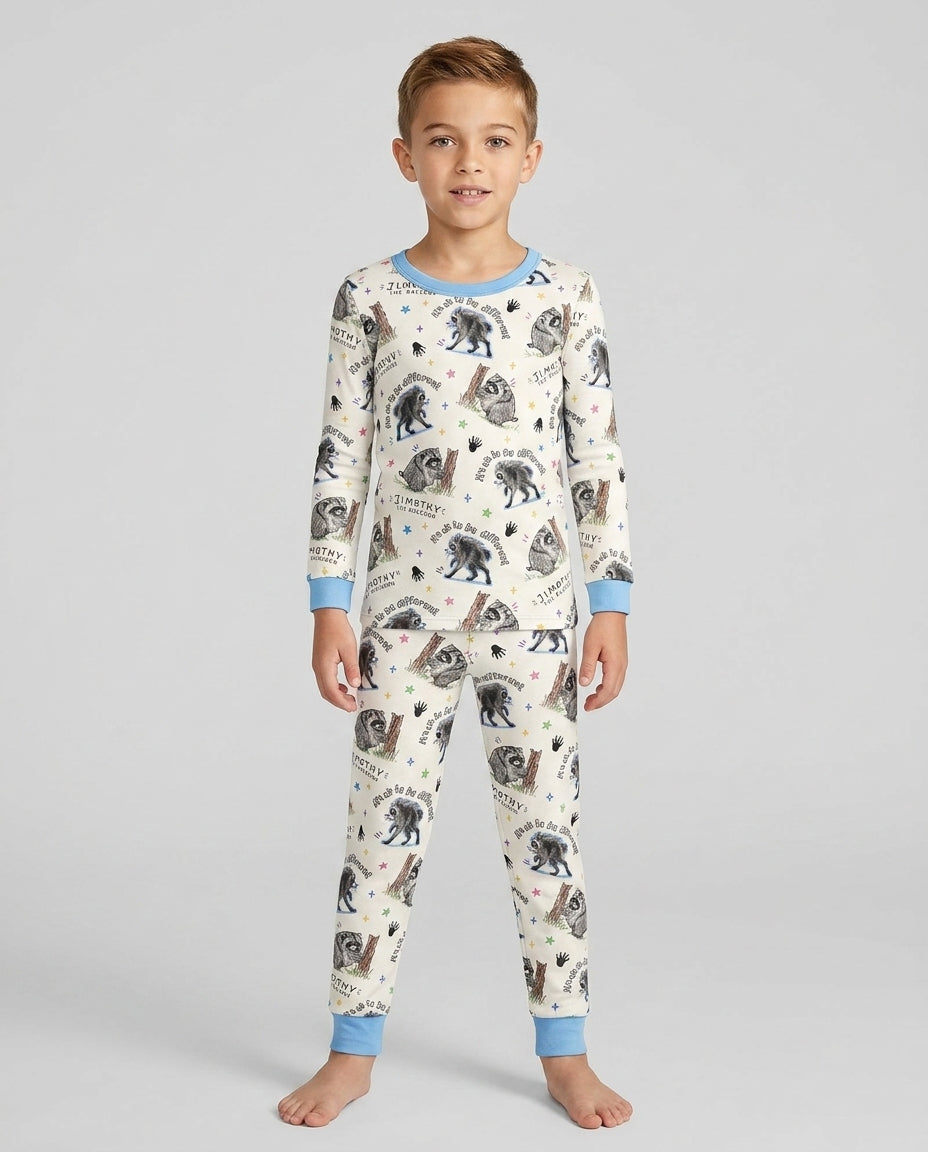 It's Okay to be Jimothy Bamboo Two Piece Long Sleeve Pajama Set