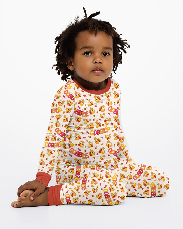 Gobble Gobble Bamboo Two Piece Long Sleeve Pajama Set