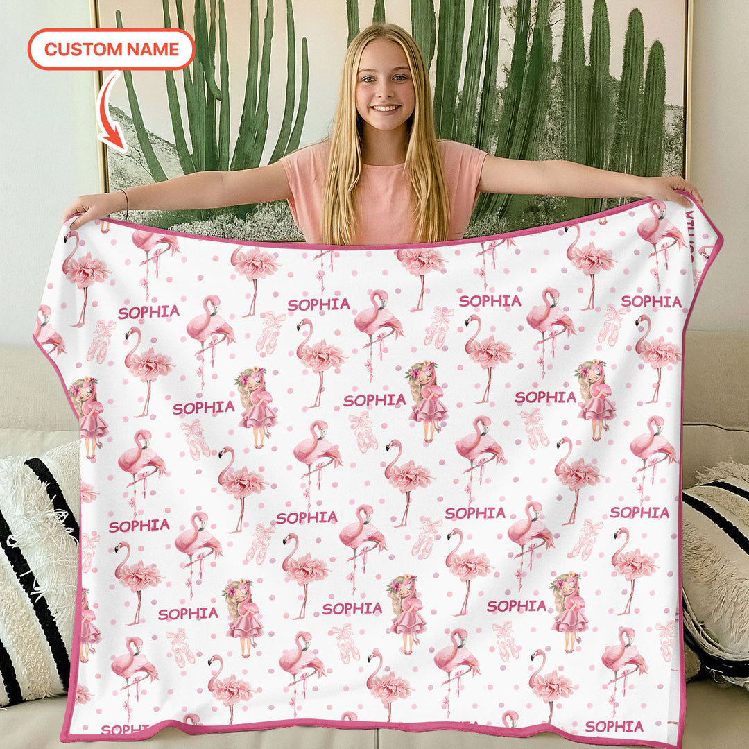 Little Ballerina Dreams Toddler Blanket