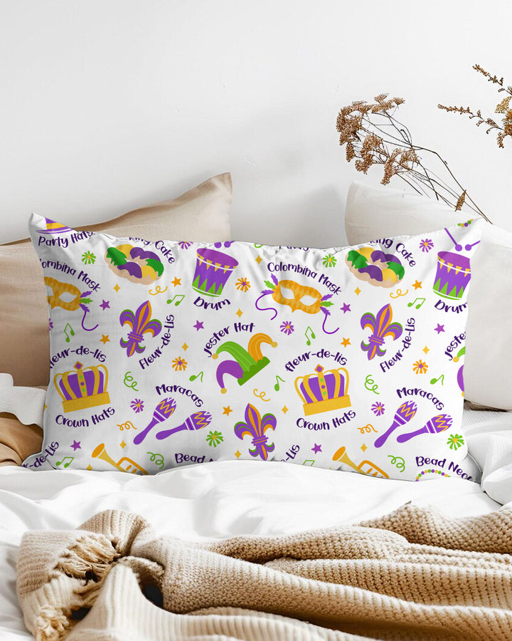 Mardi Gras Family Matching Pillow Case