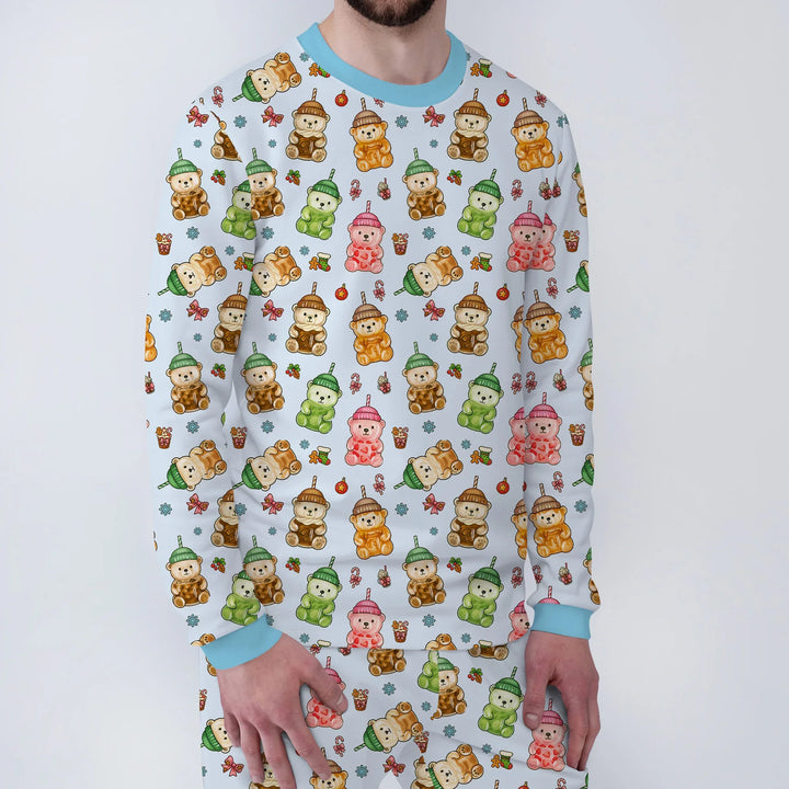 Holiday Bear Cup Men's Pajama Set