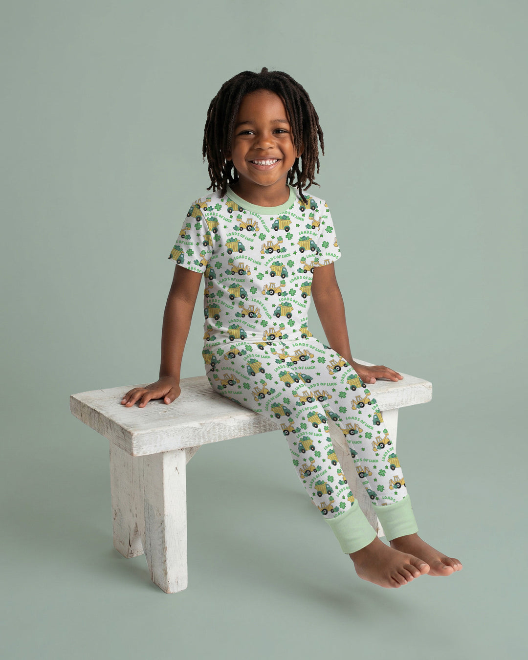 Loads Of Luck Two Piece Short Sleeve Pajama Set