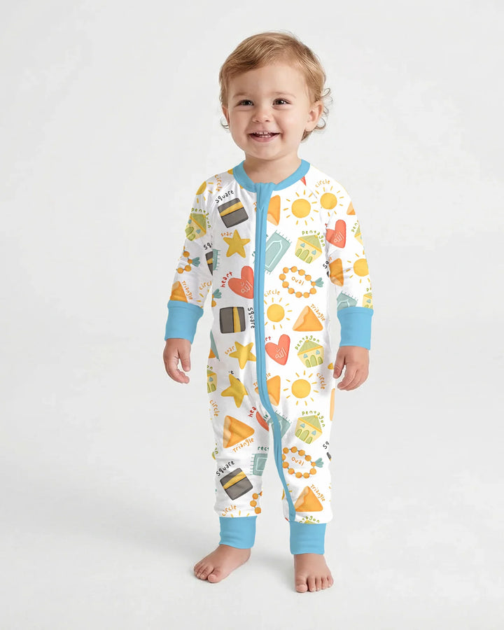 Gerippte Babykleidung mit individuellem Foto - Weich &amp; Skizzenhaft