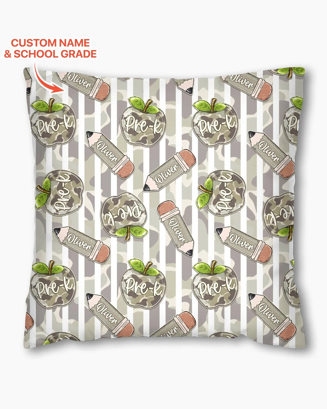 Plantilla de funda de almohada de bambú personalizada