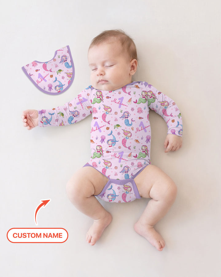 Gerippte Babykleidung mit individuellem Foto - Weich &amp; Skizzenhaft