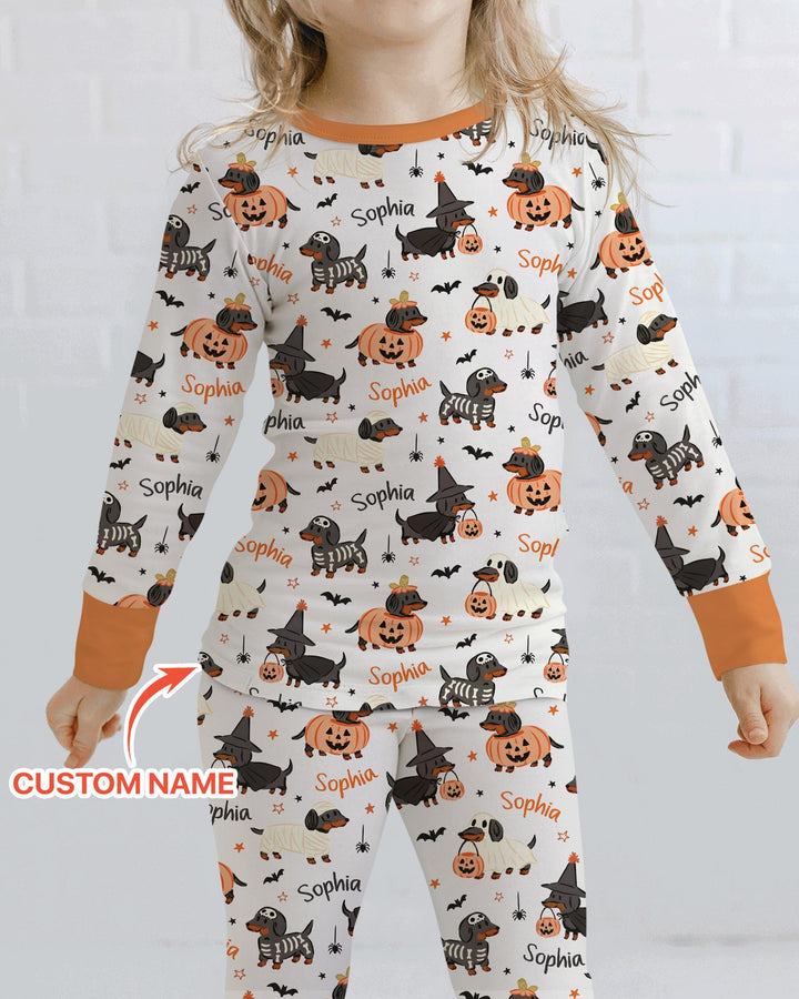 Conjunto de pijama de dos piezas de bambú con mangas largas, plantilla PERSONALIZADA