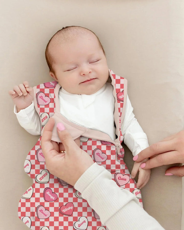 Valentine in Hearts Sleep Bag