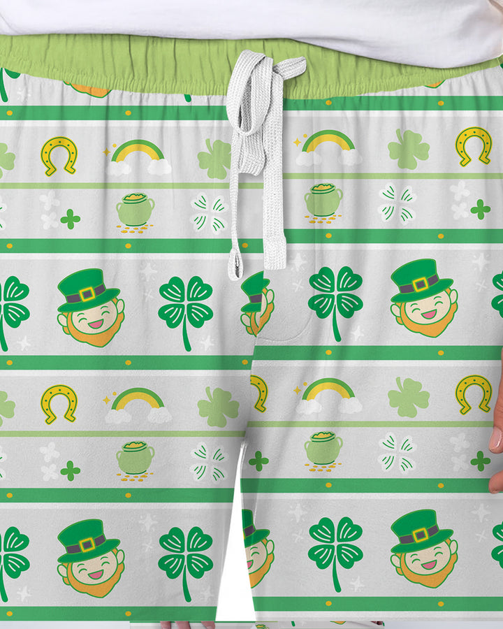 Happy Saint Patrick's Day Men's Pajama Set