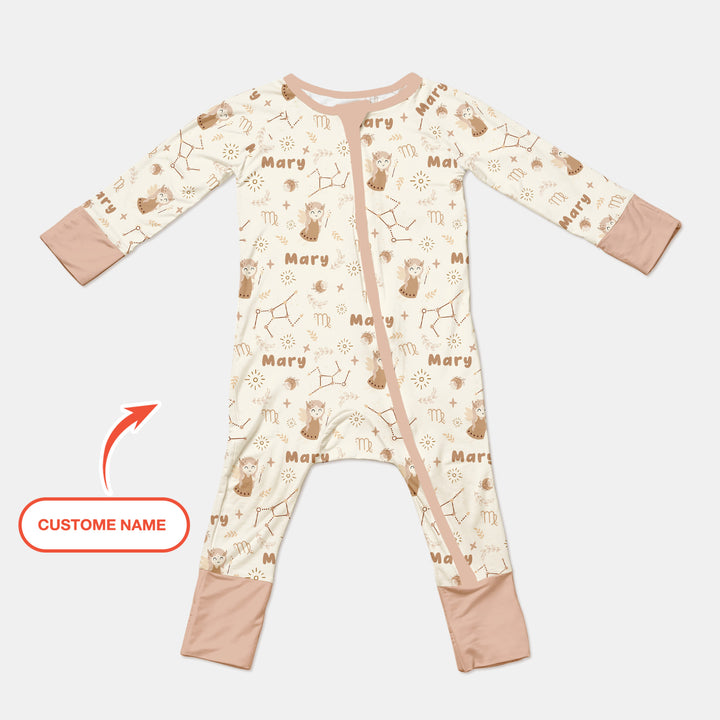 Bohemian Baby Zodiac Signs Custom Name Convertible Zippy