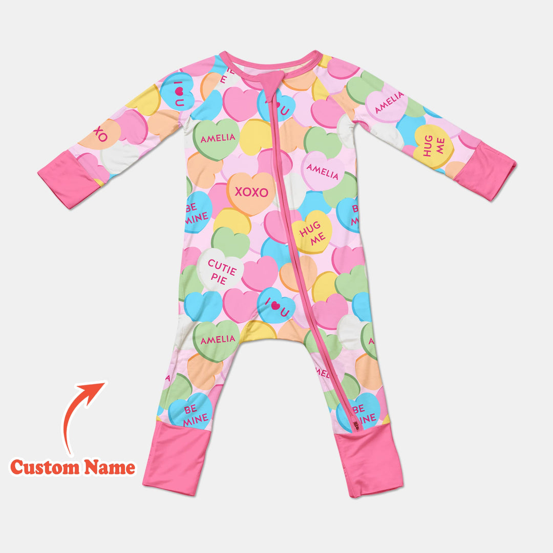 Valentine Candy Crush Family Matching Convertible Zippy
