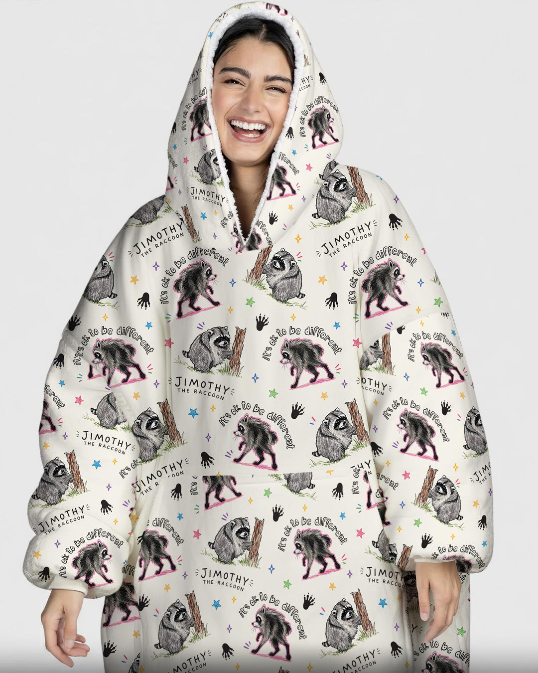 It's Okay to be Jimothy Bamboo Blanket Hoodie