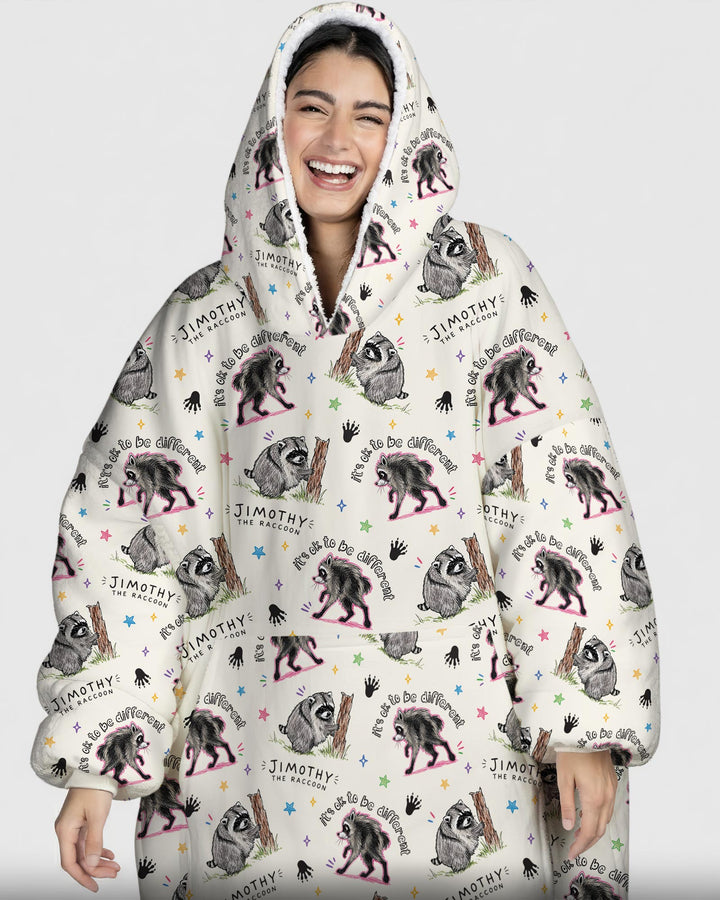 It's Okay to be Jimothy Bamboo Blanket Hoodie