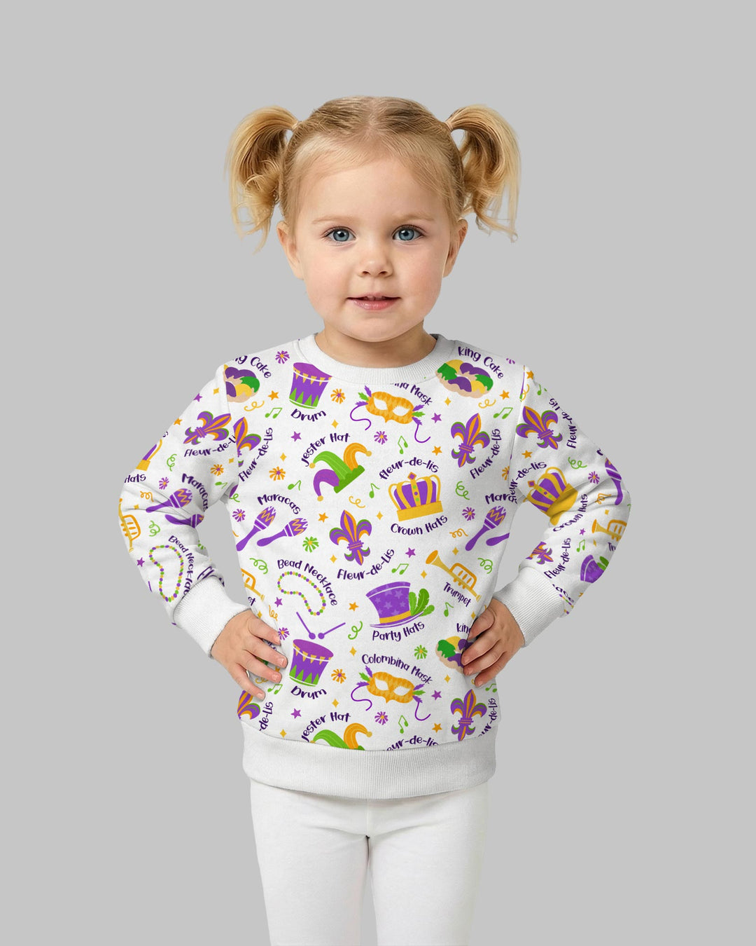 Mardi Gras Family Matching Crewneck Sweatshirt