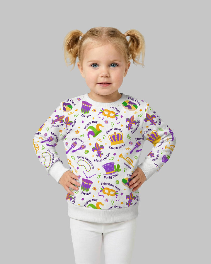 Mardi Gras Family Matching Crewneck Sweatshirt