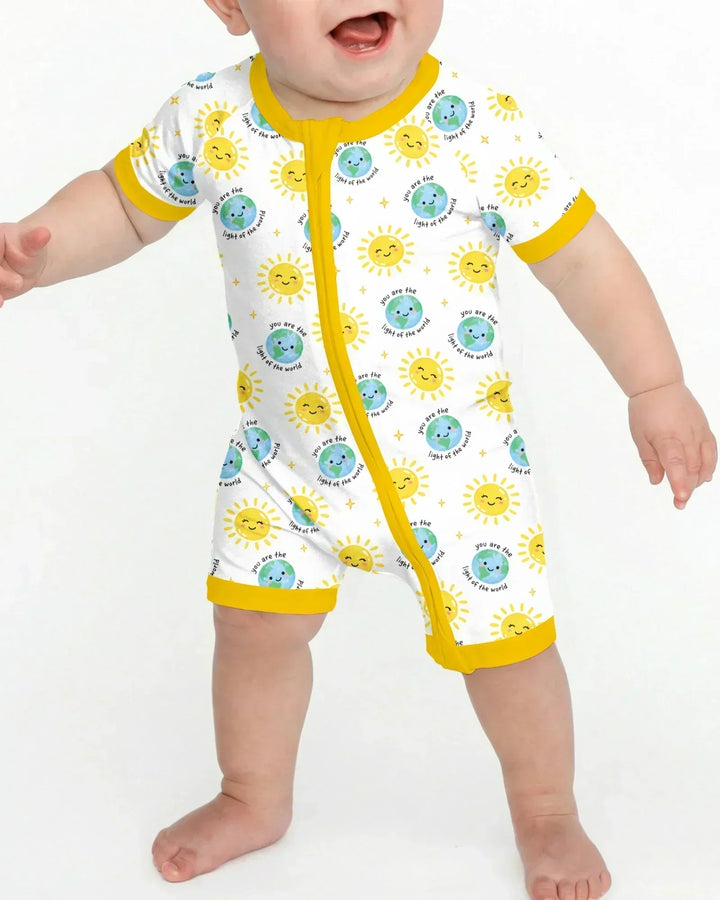 Mateo 5:14 Luz del mundo Bambú Shorty Zippy