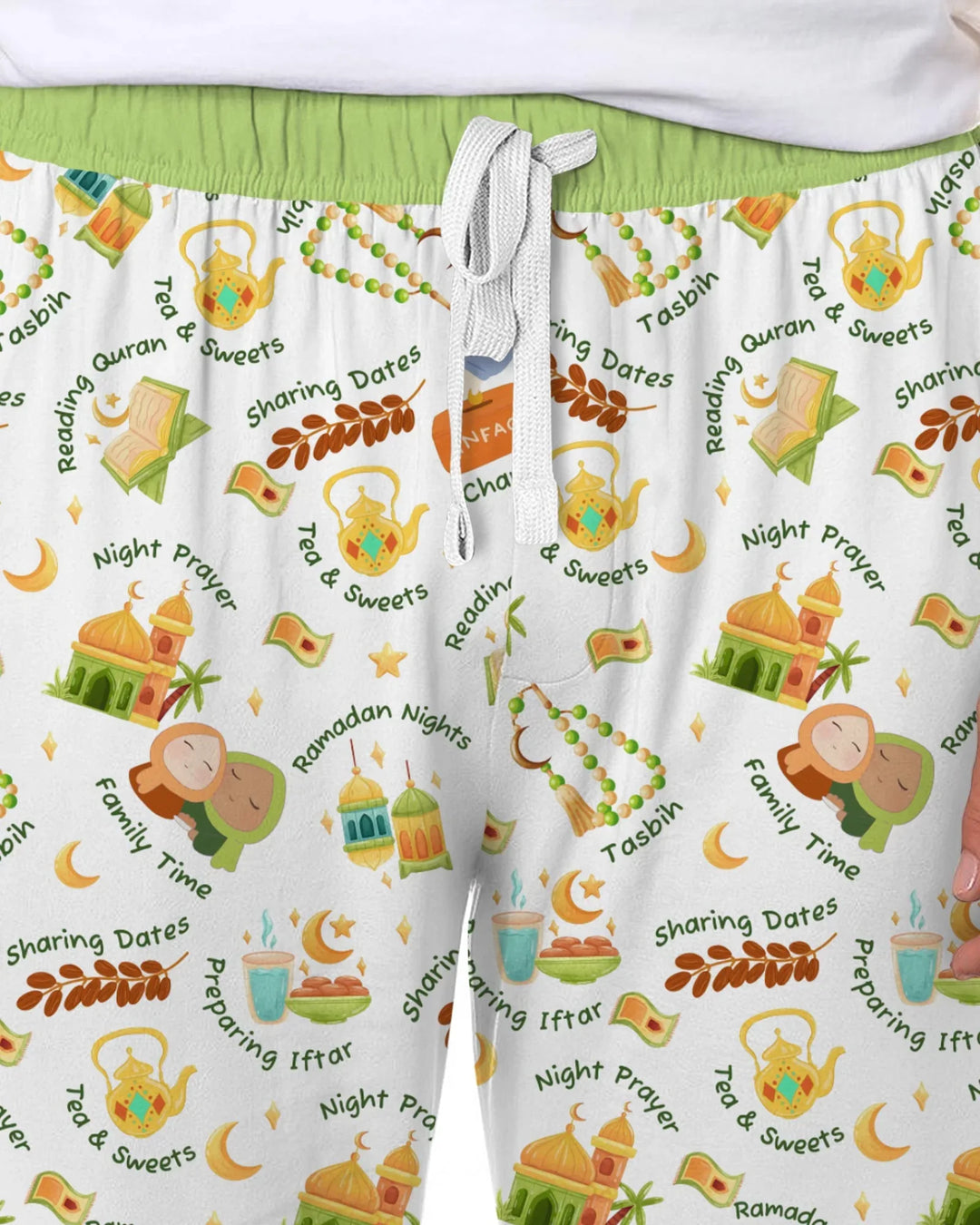 Ramadan Mubarak Matching Family Men's Pajama Set